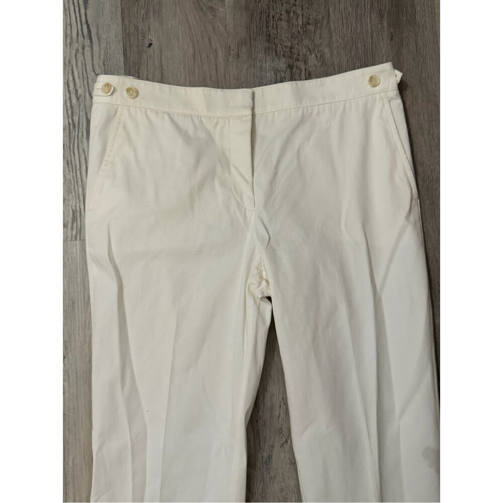 Gabriela Hearst Cotton Trouser Straight Leg Pants Size 40 US - Picture 5 of 8